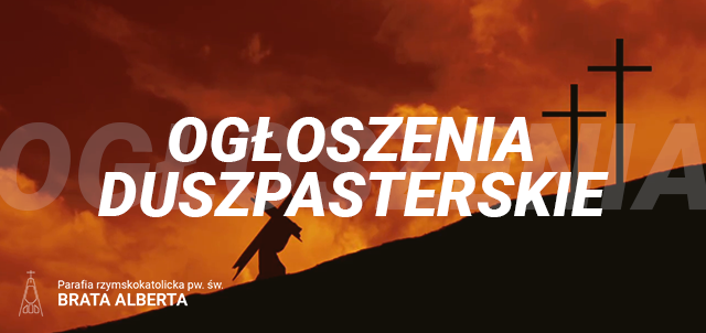 Ogłoszenia duszpasterskie – Wielki Post
